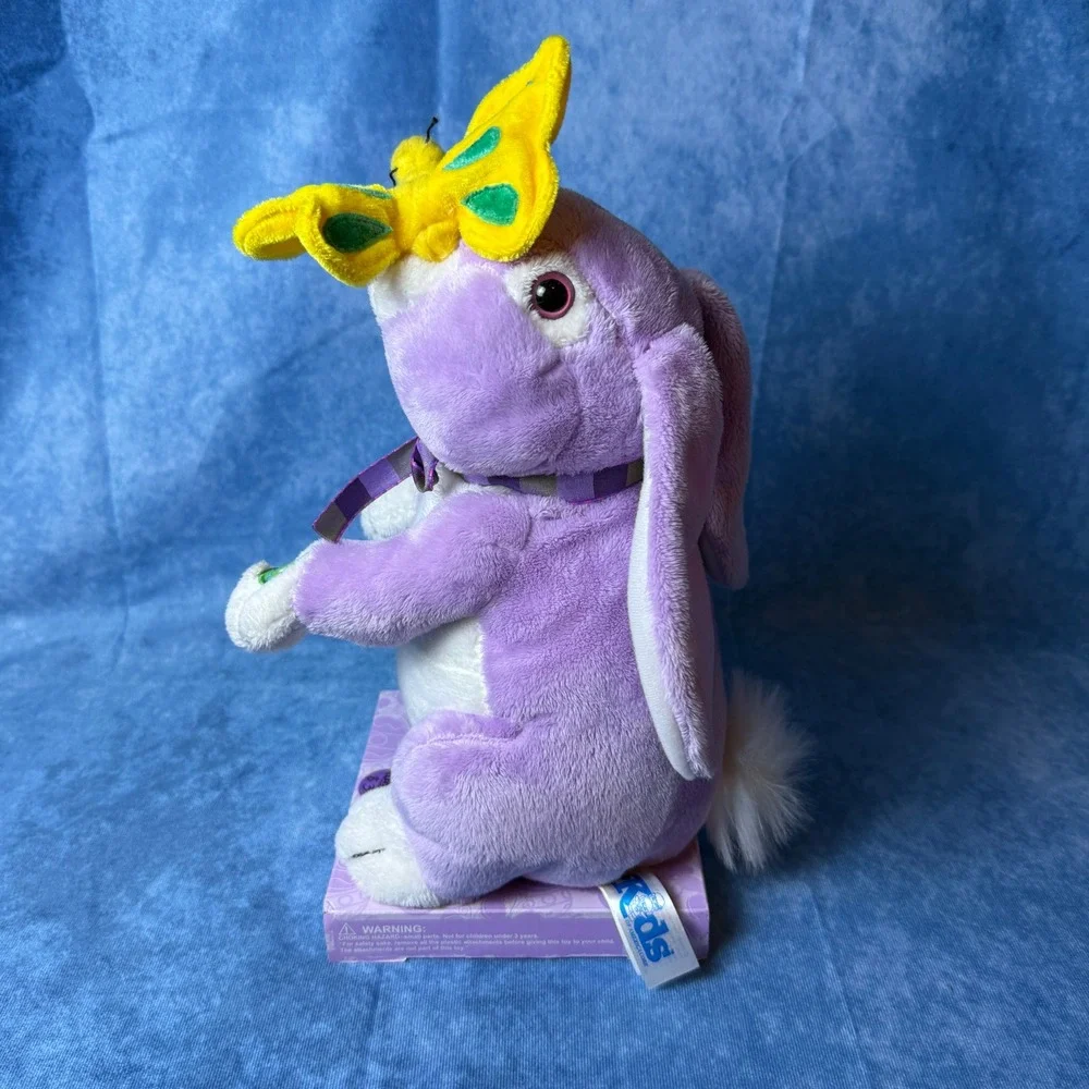 Vintage Easter Electronic Bunny Plush Sings Sugar Sugar Tested Works w/ Box